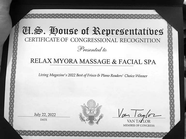 Relax Myora certificate