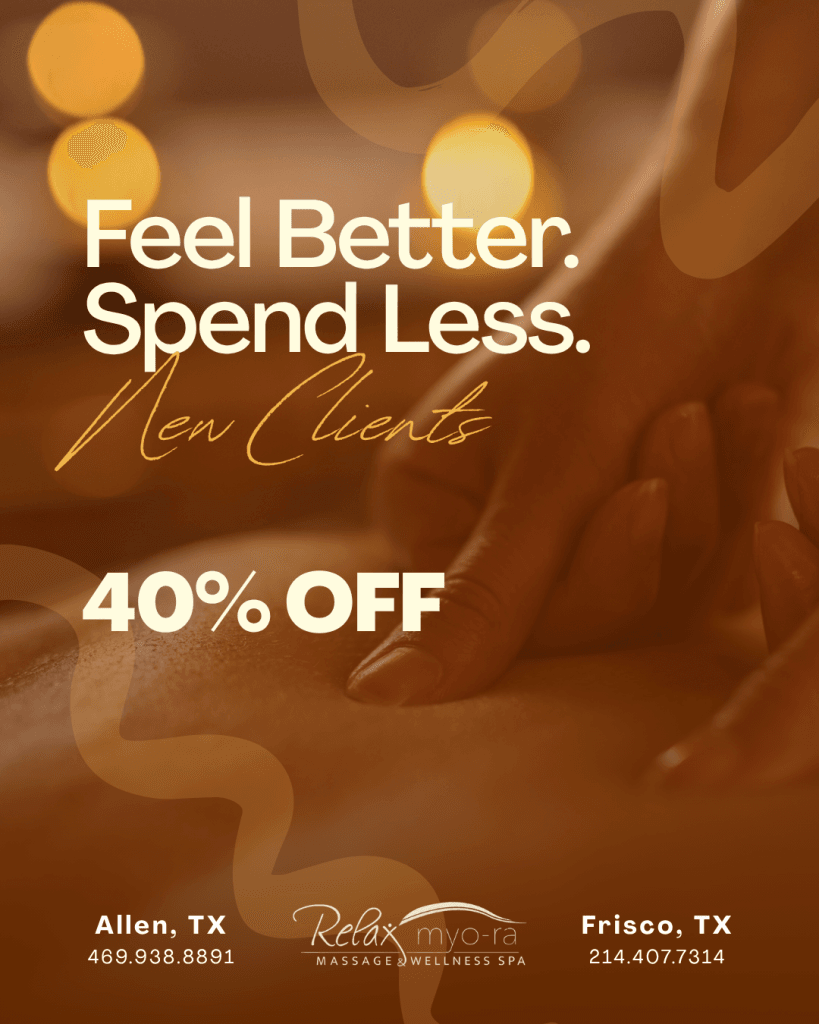 New clients discount - Relax myora